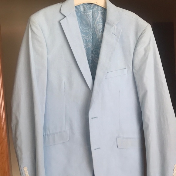 Madison Men’s Blazer (Powder Blue) - Picture 1 of 4
